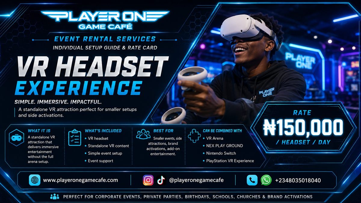 VR headset rental setup for private events and brand activations
