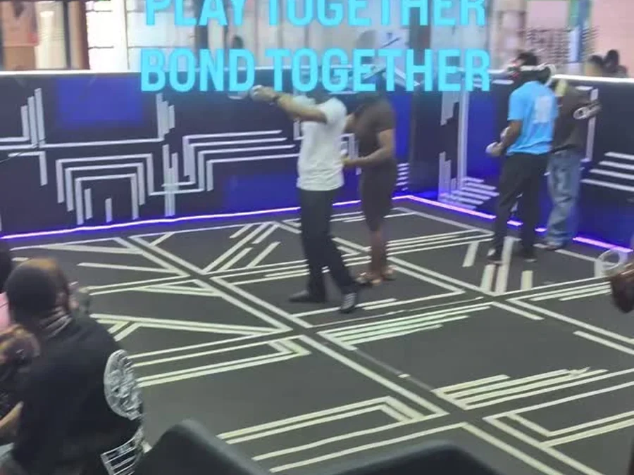 Player One Yaba venue layout with visible gaming and customer zones