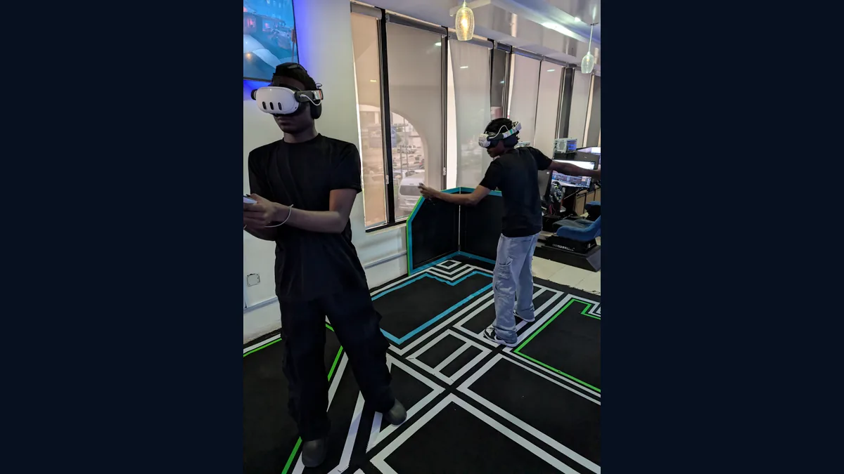 Brand activation style free-roam VR experience at Player One Game Cafe Victoria Island